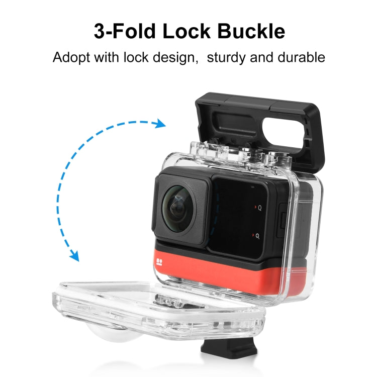 For Insta360 One RS 360 Edition PULUZ 30m Underwater Depth Diving Case Waterproof Housing - HoMEdemic™ 