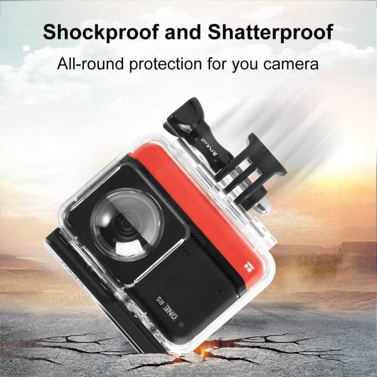 For Insta360 One RS 360 Edition PULUZ 30m Underwater Depth Diving Case Waterproof Housing - HoMEdemic™ 
