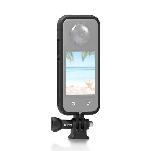 For Insta360 X3 PULUZ ABS Protective Frame with  Adapter Mount & Screw(Black) - HoMEdemic™ 