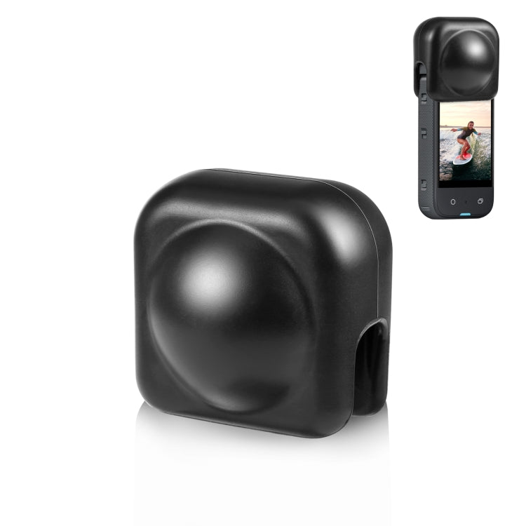 For Insta360 X3 PULUZ Silicone Protective  Lens Cover(Black) - HoMEdemic™ 
