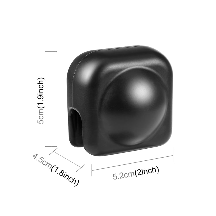 For Insta360 X3 PULUZ Silicone Protective  Lens Cover(Black) - HoMEdemic™ 