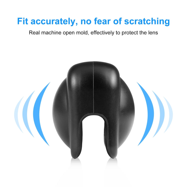 For Insta360 X3 PULUZ Silicone Protective  Lens Cover(Black) - HoMEdemic™ 