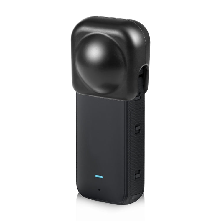 For Insta360 X3 PULUZ Silicone Protective  Lens Cover(Black) - HoMEdemic™ 