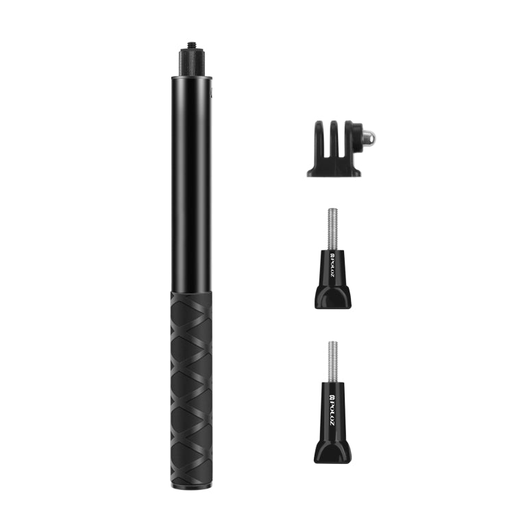 PULUZ 110cm Metal Selfie Stick Monopod with Invisible Adapter Base & Screw for Insta360 One RS / X2 / X3 / X4 / DJI Osmo 360 - HoMEdemic™ 