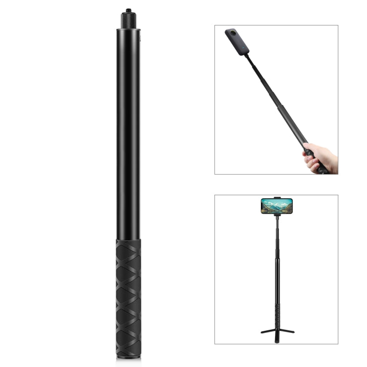 PULUZ 150cm Metal Selfie Stick Monopod  for Insta360 One RS / X2 / X3 / X4 / DJI Osmo 360 - HoMEdemic™ 