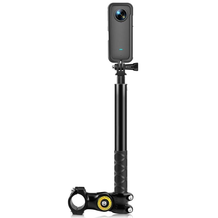 PULUZ Motorcycle Bicycle Handlebar Fixture Mount Camera Bracket Adapter with Monopod Stand - HoMEdemic™ 
