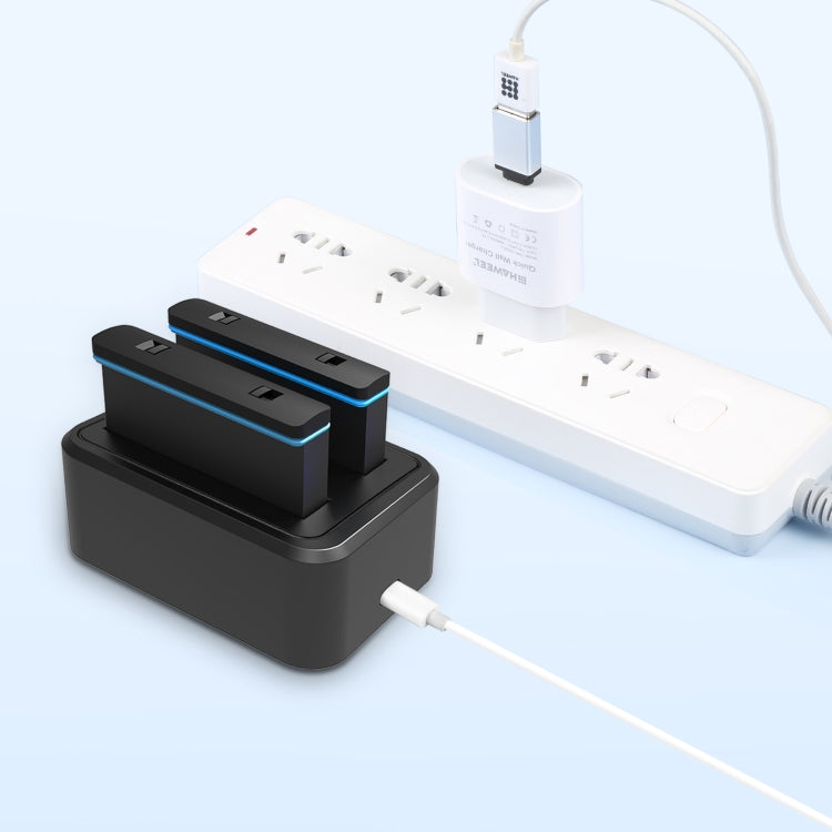 For Insta360 X3 PULUZ USB Dual Batteries Charger with  Indicator Light - HoMEdemic™ 
