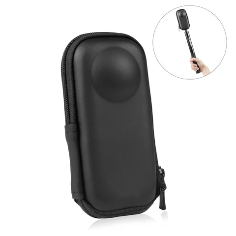 For DJI Mavic Air 2 Portable PU Shoulder Storage Bag Protective Box(Black)