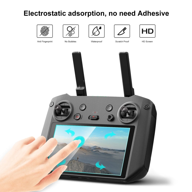 For DJI RC Pro PULUZ Remote Control Screen Tempered Glass Film (Transparent) - HoMEdemic™ 