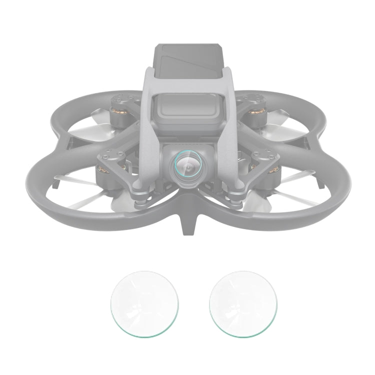 For DJI Avata PULUZ 2pcs Tempered Glass Drone Lens Film(Transparent) - HoMEdemic™ 