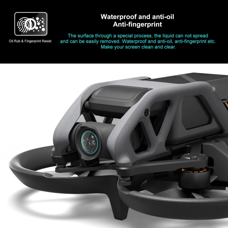 For DJI Avata PULUZ 2pcs Tempered Glass Drone Lens Film(Transparent) - HoMEdemic™ 