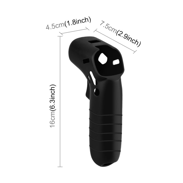 For DJI RC Motion 2 / DJI Avata / FPV Rocker PULUZ Silicone Protective Case with Neck Strap(Black) - HoMEdemic™ 