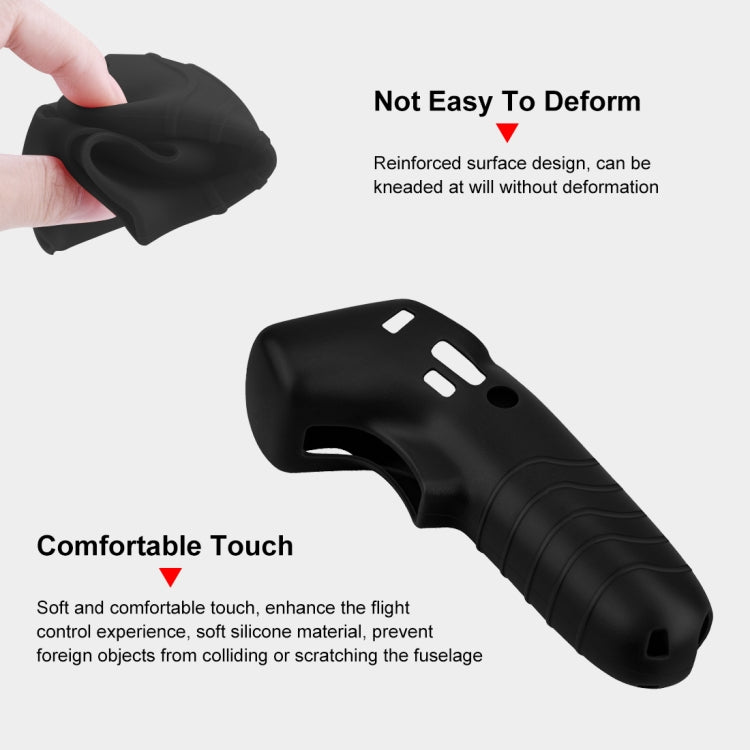 For DJI RC Motion 2 / DJI Avata / FPV Rocker PULUZ Silicone Protective Case with Neck Strap(Black) - HoMEdemic™ 