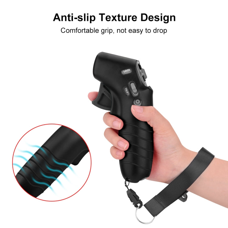 For DJI RC Motion 2 / DJI Avata / FPV Rocker PULUZ Silicone Protective Case with Neck Strap(Black) - HoMEdemic™ 