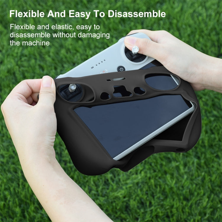 For DJI Mini 3 Pro / DJI RC with Screen PULUZ Silicone Protective Case(Black) - HoMEdemic™ 