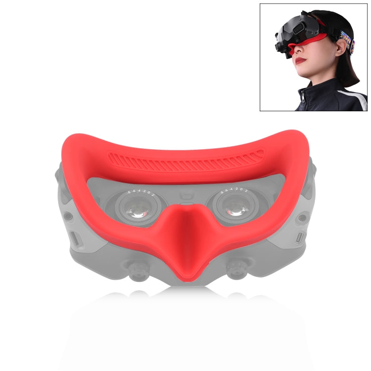 For DJI Avata Goggles 2 PULUZ Flying Eye Mask Silicone Protective Case(Red) - HoMEdemic™ 
