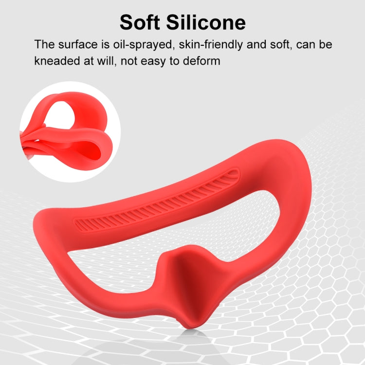 For DJI Avata Goggles 2 PULUZ Flying Eye Mask Silicone Protective Case(Red) - HoMEdemic™ 