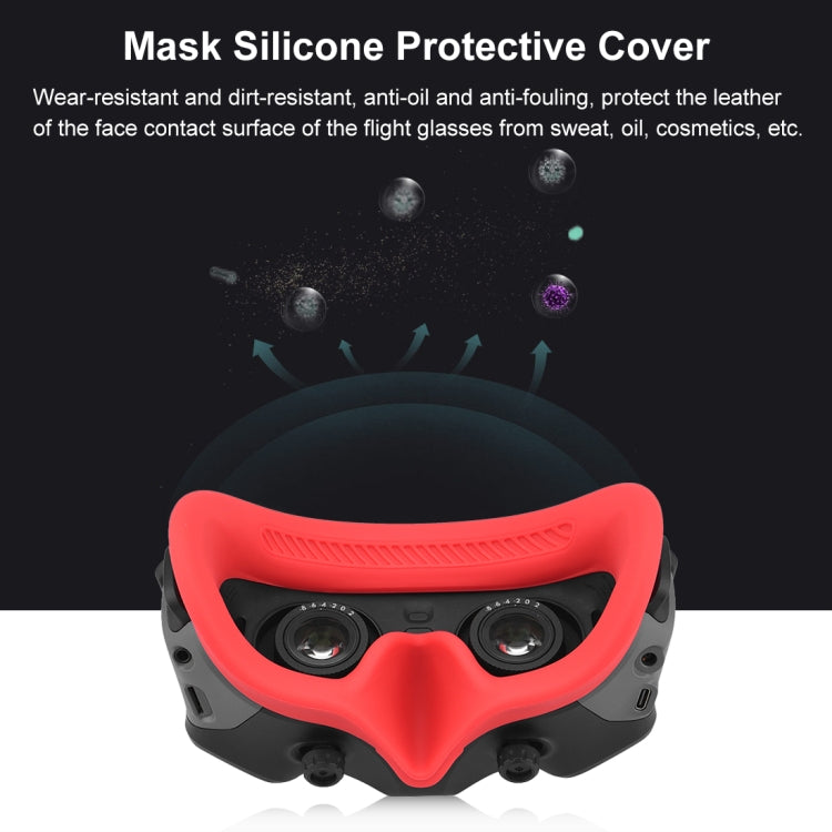 For DJI Avata Goggles 2 PULUZ Flying Eye Mask Silicone Protective Case(Red) - HoMEdemic™ 