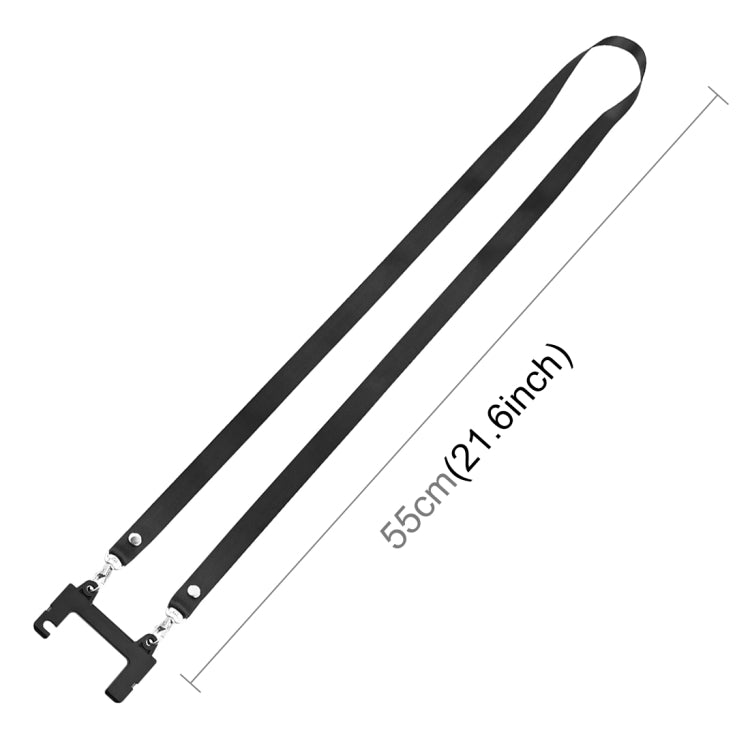 PULUZ Nylon Dual-Hook Anti-lost Anti-fall Neck Strap Lanyard for DJI Mini 3 / 3 Pro / Mavic 3 / Air 2 / 2S Remote Control (Black) - HoMEdemic™ 