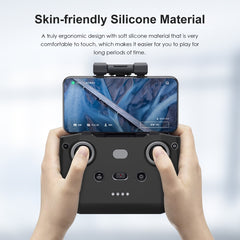 PULUZ Shockproof Anti-scratch Silicone Case For DJI Neo / Mini 3 / 3 Pro / Mavic 3 / Air 2S / Mini 2 RC-N2 / RC-N1 / RC-N3 Remote Control(Black) - HoMEdemic™ 