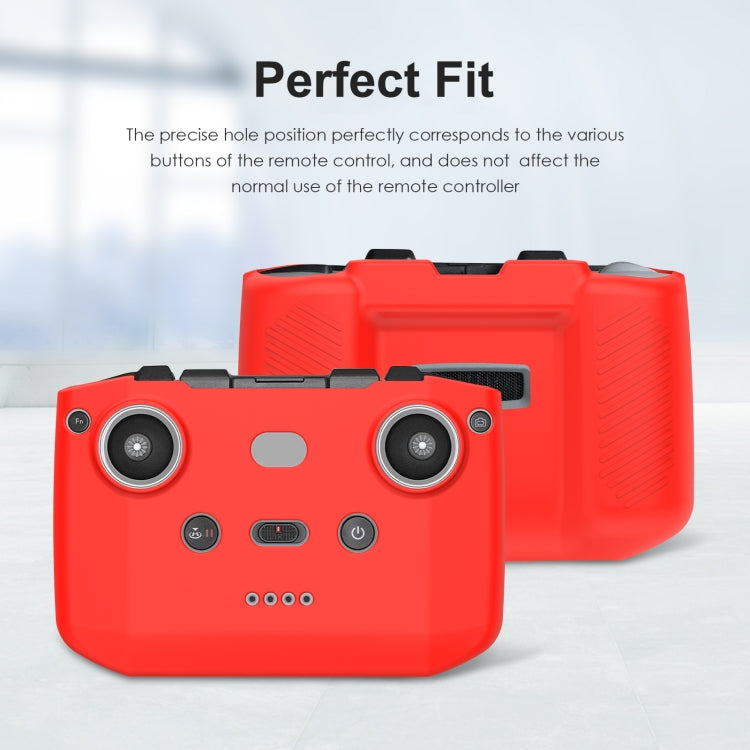 PULUZ Shockproof Anti-scratch Silicone Case For DJI Neo / Mini 3 / 3 Pro / Mavic 3 / Air 2S / Mini 2 RC-N2 / RC-N1 / RC-N3 Remote Control(Red) - HoMEdemic™ 