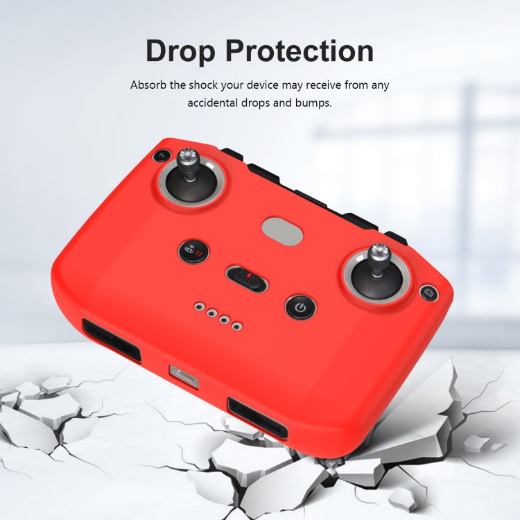 PULUZ Shockproof Anti-scratch Silicone Case For DJI Neo / Mini 3 / 3 Pro / Mavic 3 / Air 2S / Mini 2 RC-N2 / RC-N1 / RC-N3 Remote Control(Red) - HoMEdemic™ 