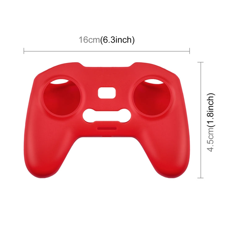 For DJI FPV Combo Remote Control PULUZ Silicone Protective Case with Neck Strap(Red) - HoMEdemic™ 