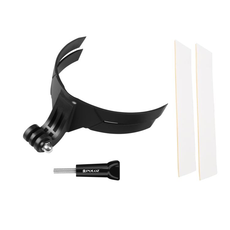 PULUZ Bending Action Camera Motorcycle Helmet Chin Mount (Black) - HoMEdemic™ 