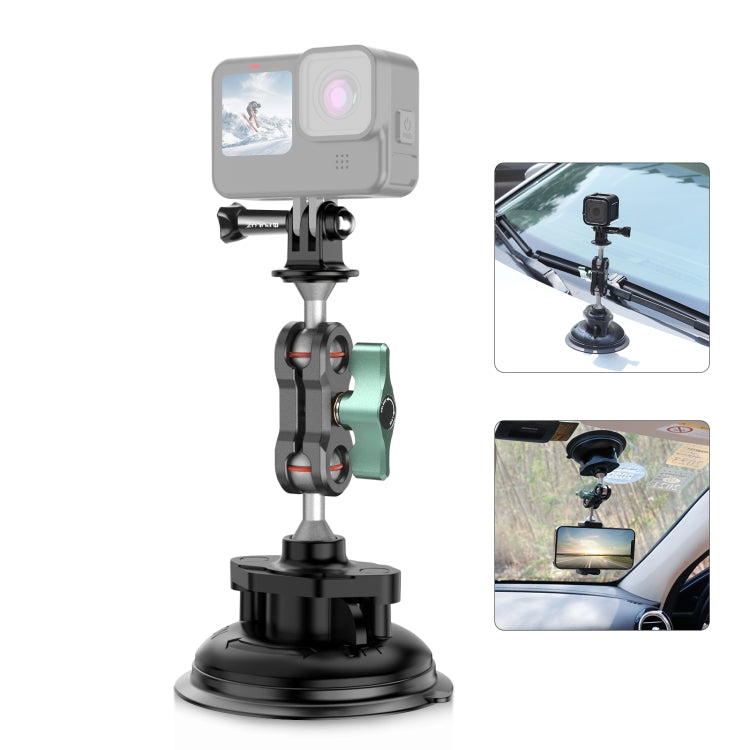 PULUZ Magic Arm Strong Suction Cup Aluminum Alloy Mount(Black) - HoMEdemic™ 