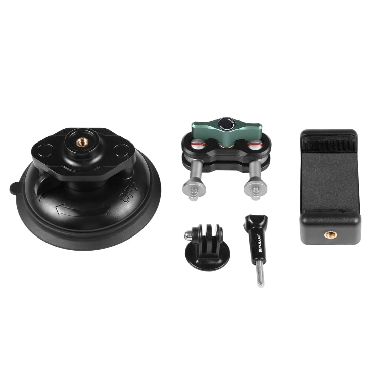 PULUZ Magic Arm Strong Suction Cup Aluminum Alloy Mount(Black) - HoMEdemic™ 