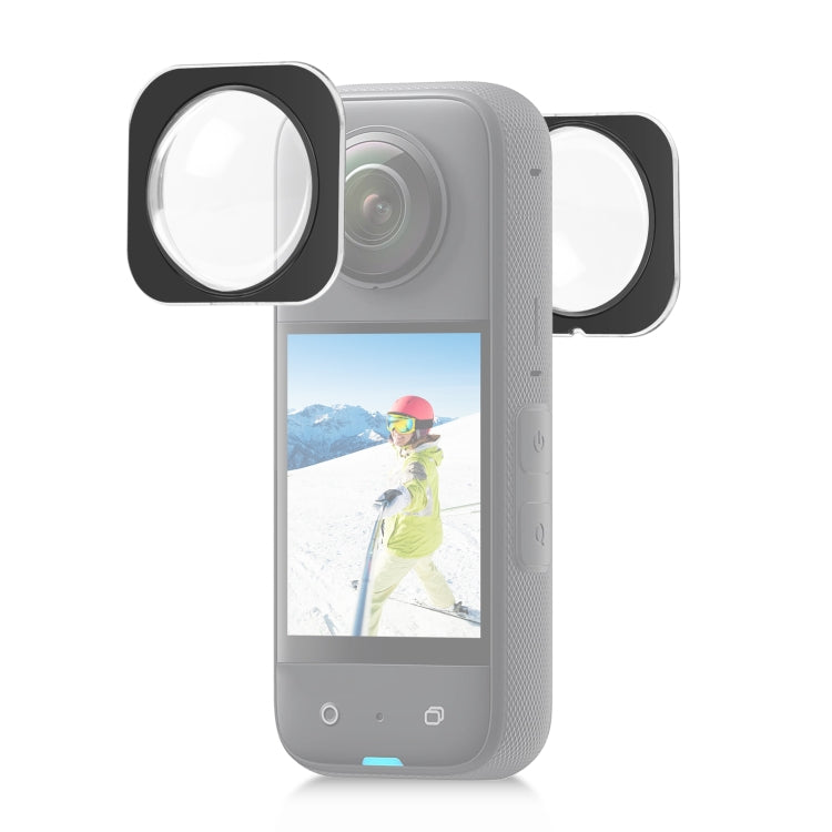 For Insta360 X3 PULUZ Lens Guard Optical Glass Protective Cover (Black) - HoMEdemic™ 