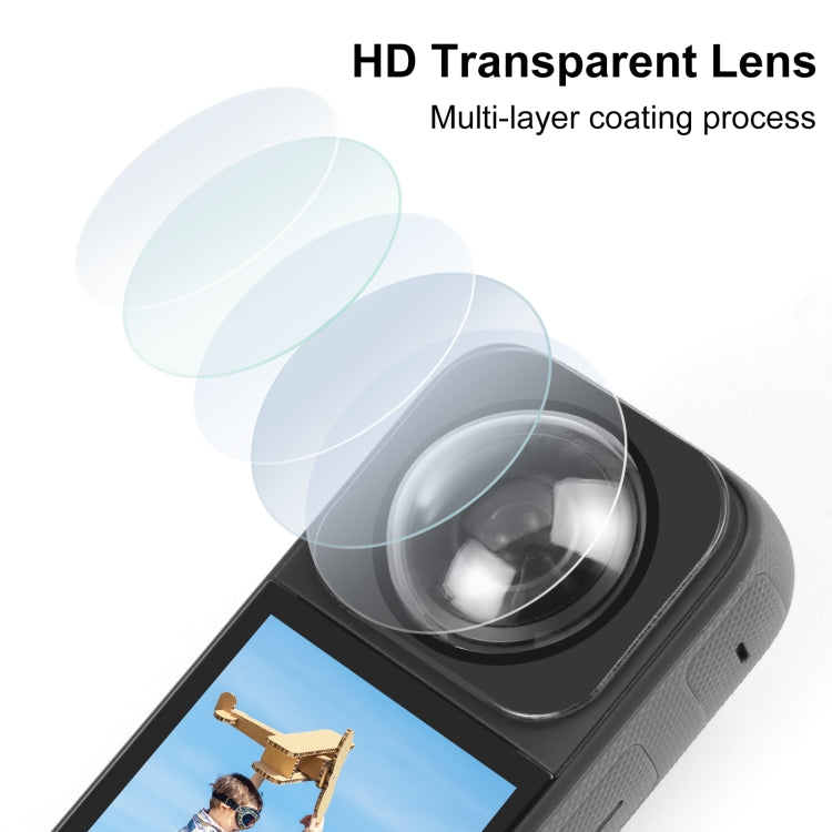 For Insta360 X3 PULUZ Lens Guard Optical Glass Protective Cover (Black) - HoMEdemic™ 
