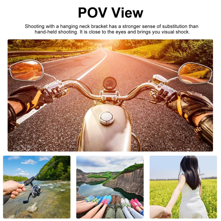 PULUZ Lazy Neck Bracket POV View Mount for GoPro Action Cameras (Black) - HoMEdemic™ 