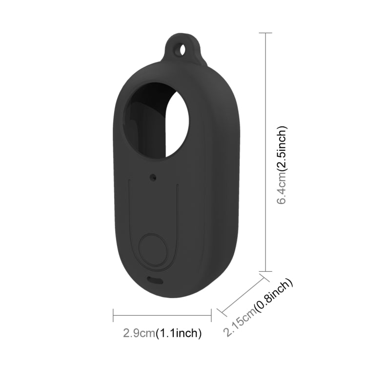 For Insta360 GO 3 PULUZ Camera Silicone Case with Lens  Cover (Black) - HoMEdemic™ 
