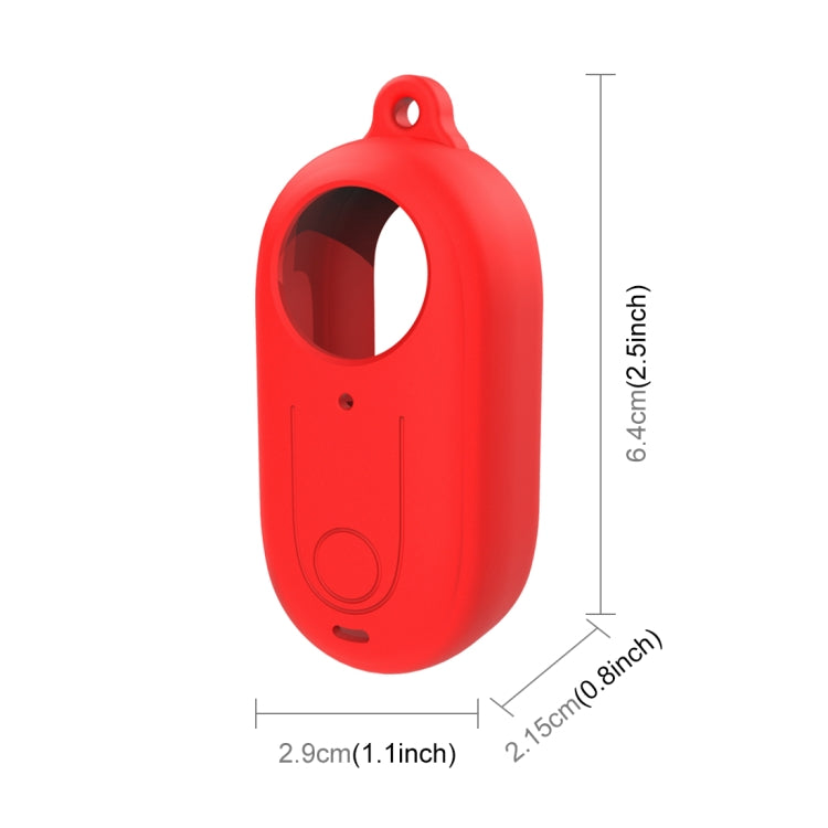 For Insta360 GO 3 PULUZ Camera Silicone Case with Lens  Cover (Red) - HoMEdemic™ 