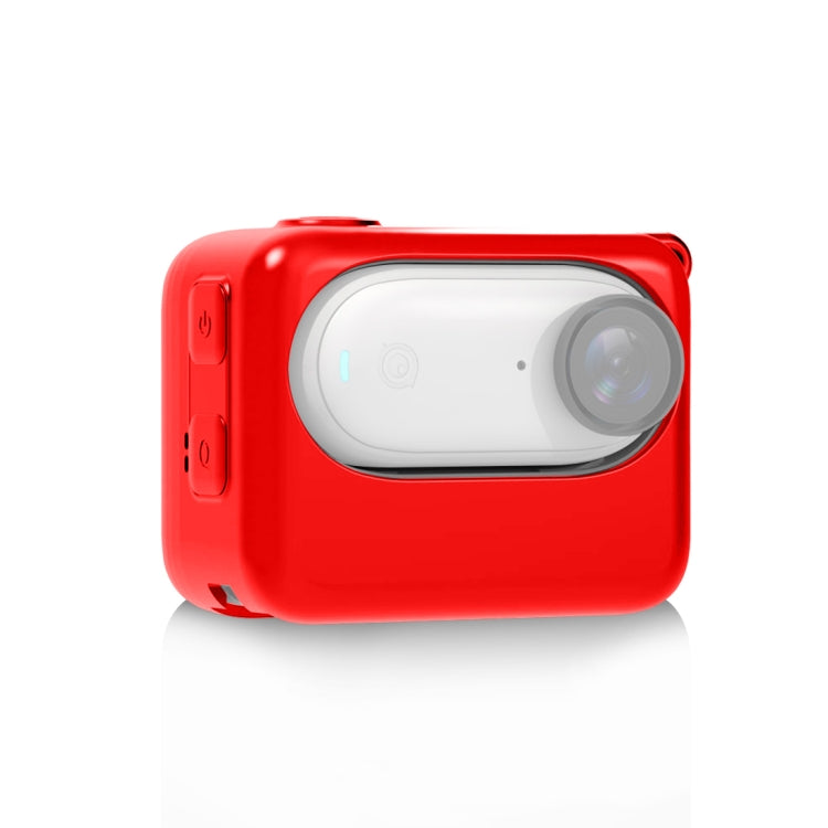 For Insta360 GO 3 / GO 3S PULUZ Camera Charging Case Silicone Case (Red) - HoMEdemic™ 
