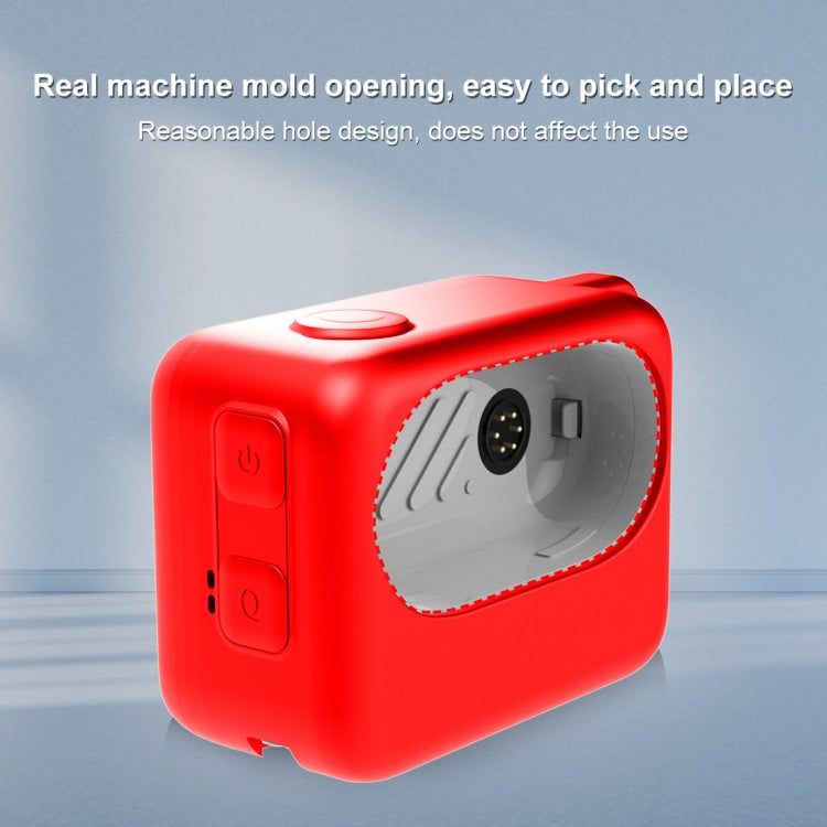 For Insta360 GO 3 / GO 3S PULUZ Camera Charging Case Silicone Case (Red) - HoMEdemic™ 