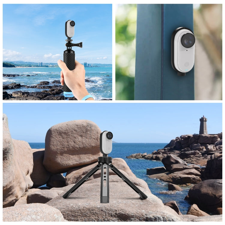 For Insta360 GO 3 / GO 3S PULUZ Body Magnetic Plastic Protective Frame Cage (Black) - HoMEdemic™ 