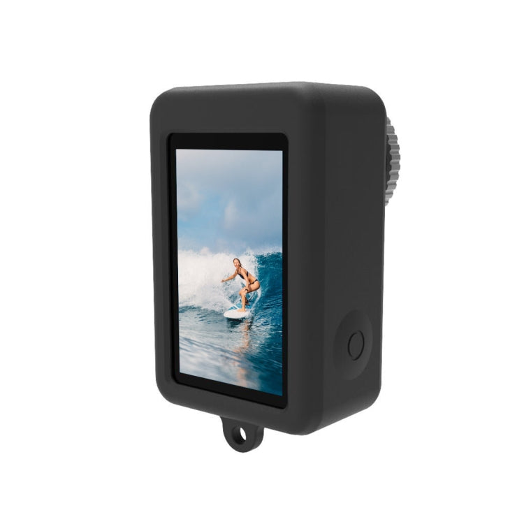 For DJI Osmo Action 5 Pro / 4 / 3 PULUZ Silicone Protective Case with Lens Cap (Black) - HoMEdemic™ 