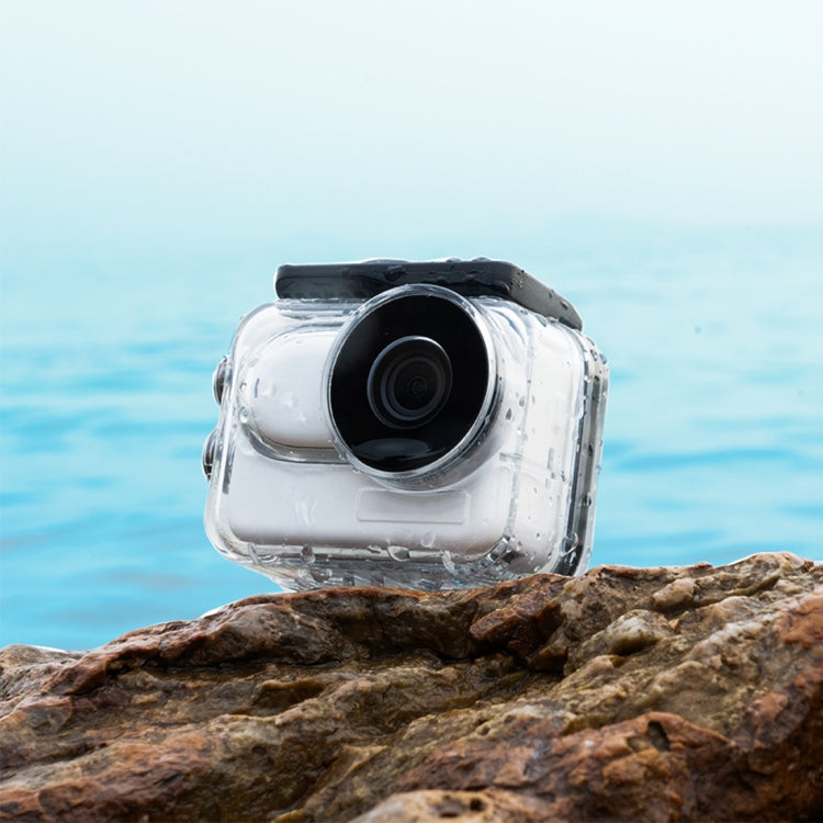 For Insta360 GO 3  / GO 3S PULUZ 60m Underwater Waterproof Housing Case with Base Adapter & Screw (Transparent) - HoMEdemic™ 