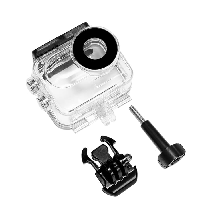 For Insta360 GO 3  / GO 3S PULUZ 60m Underwater Waterproof Housing Case with Base Adapter & Screw (Transparent) - HoMEdemic™ 