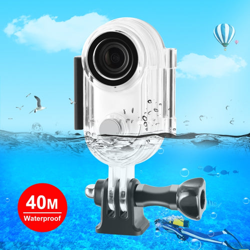 For Insta360 GO 3 / GO 3S PULUZ 40m Underwater Waterproof Housing Case with Base Adapter & Screw (Transparent) - HoMEdemic™ 