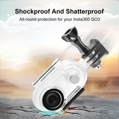 For Insta360 GO 3 / GO 3S PULUZ 40m Underwater Waterproof Housing Case with Base Adapter & Screw (Transparent) - HoMEdemic™ 