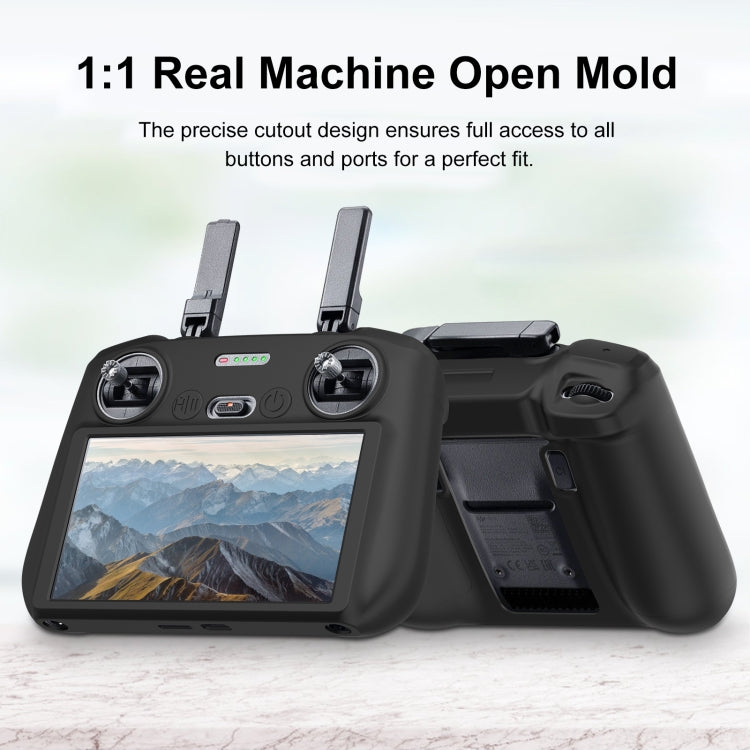 For DJI Mini 4 Pro / Air 3 Remote Control / DJI RC 2 with Screen PULUZ Silicone Protective Case (Black) - HoMEdemic™ 