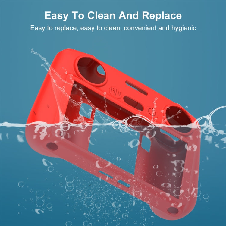 For DJI Mini 4 Pro / Air 3 Remote Control / DJI RC 2 with Screen PULUZ Silicone Protective Case (Red) - HoMEdemic™ 