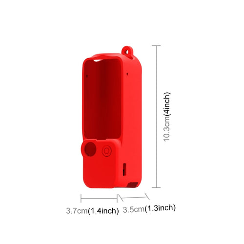 For DJI OSMO Pocket 3 PULUZ  3 in 1 Silicone Cover Case Set (Red) - HoMEdemic™ 