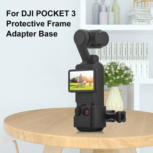 For DJI OSMO Pocket 3 PULUZ Adapter Frame Expansion Bracket with 1/4 inch Hole (Black) - HoMEdemic™ 