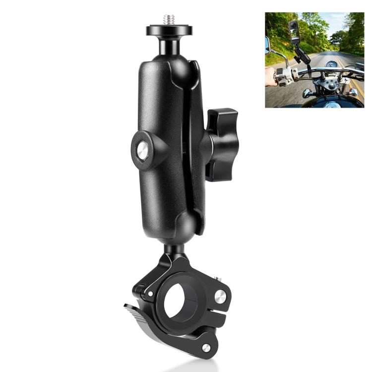 PULUZ Motorcycle O-Clip Quick Release Clamp Handlebar Fixed Mount Holder for GoPro and Other Action Cameras(Black) - HoMEdemic™ 