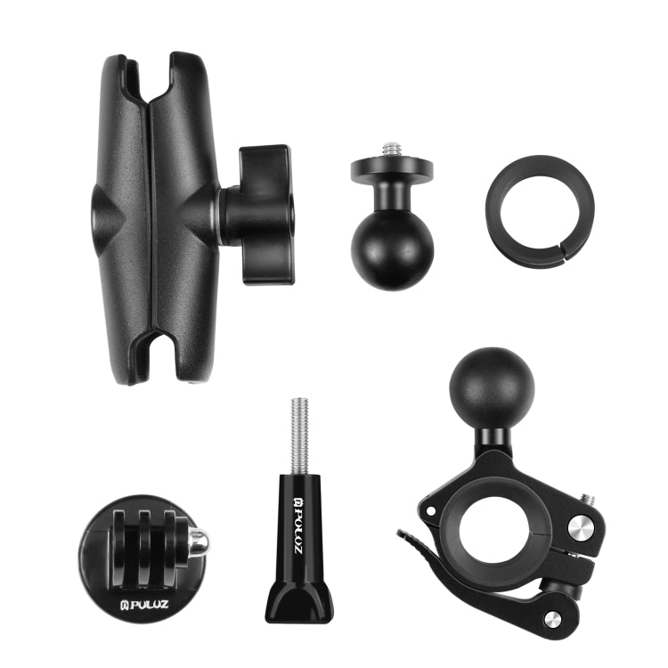 PULUZ Motorcycle O-Clip Quick Release Clamp Handlebar Fixed Mount Holder for GoPro and Other Action Cameras(Black) - HoMEdemic™ 