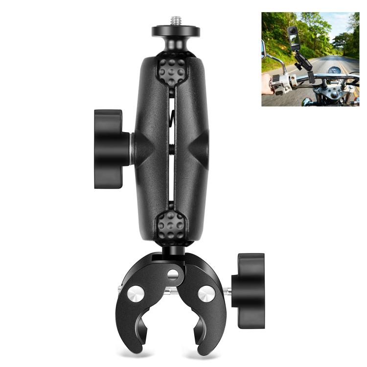 PULUZ Motorcycle Crab Clamp Handlebar Fixed Mount Holder for GoPro and Other Action Cameras(Black) - HoMEdemic™ 
